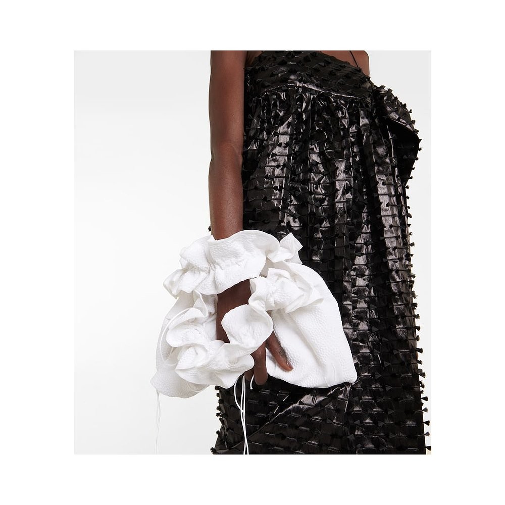 กระเป๋าถือ Cecilie Bahnsen Ladies Fryd Frilled หรูหราและอินเทรนด์