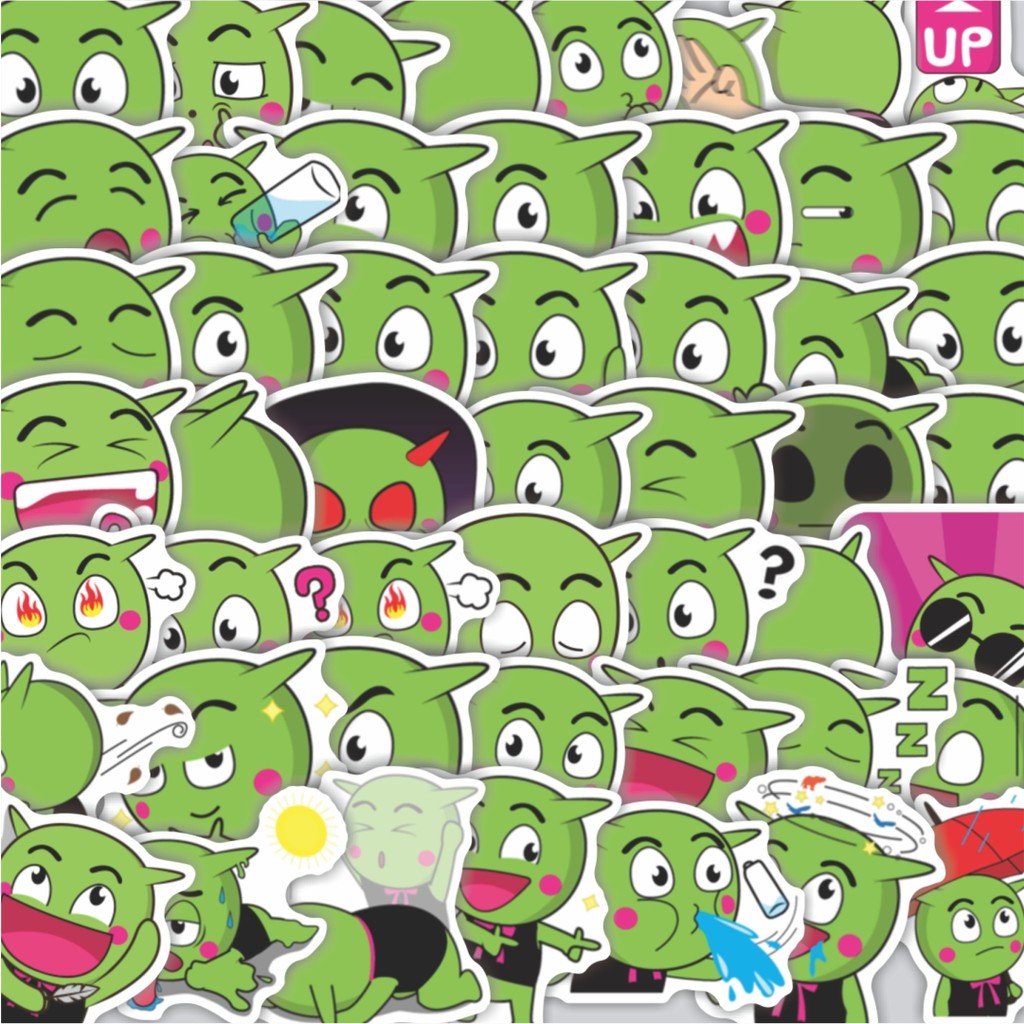 ตัดแพ็คสติกเกอร์สัตว์น่ารัก Zelen Piccili สติกเกอร์เนื้อหา 100 ชิ้นน่ารัก Cool Aesthetic Series สําห