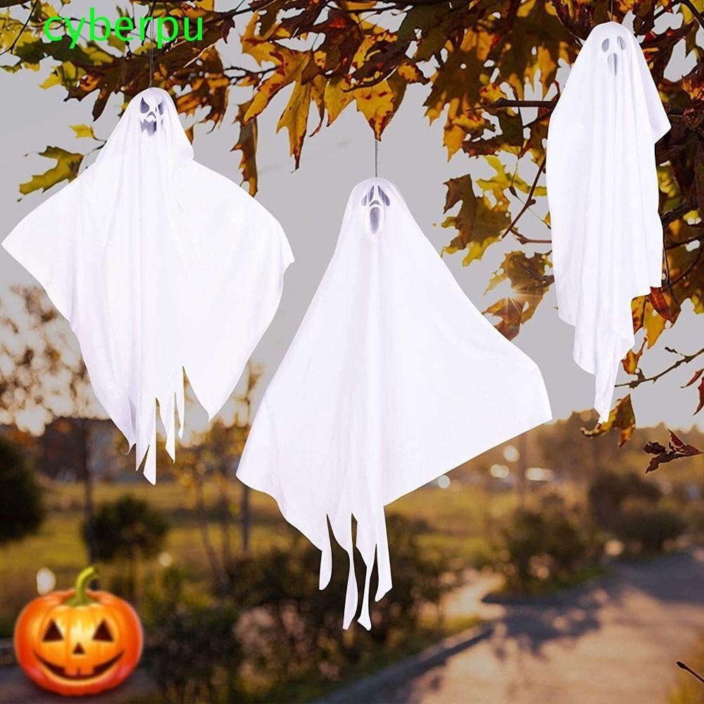 CYBERPULSE 1/3 ชิ้นฮาโลวีน Ghost จี้, ชุดคอสเพลย์เสื้อผ้า Props ฮาโลวีน Ghost ตกแต่ง, ประสิทธิภาพ Gh