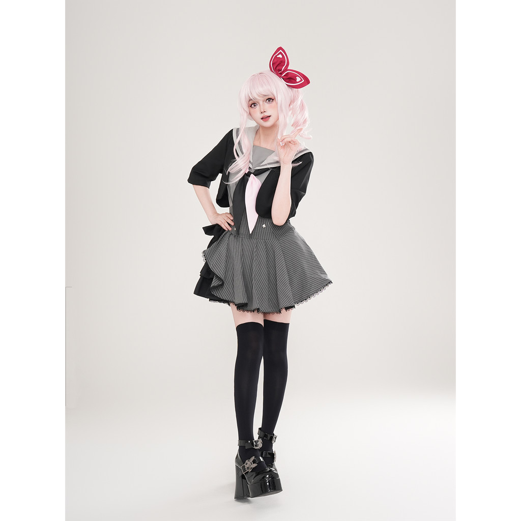 เครื่องแต่งกาย.Cosplay JK PJSK Shixiaoyama Miki สไตล์ญี่ปุ่น