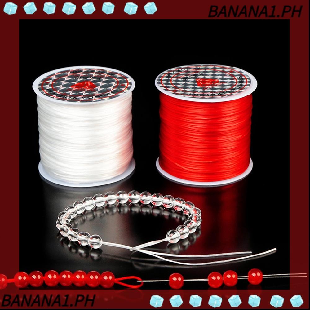 BANANA Stretch Elastic Cord, DIY เครื่องประดับประดับด้วยลูกปัด String ด้าย, ทนทาน Strong Nylon Elast