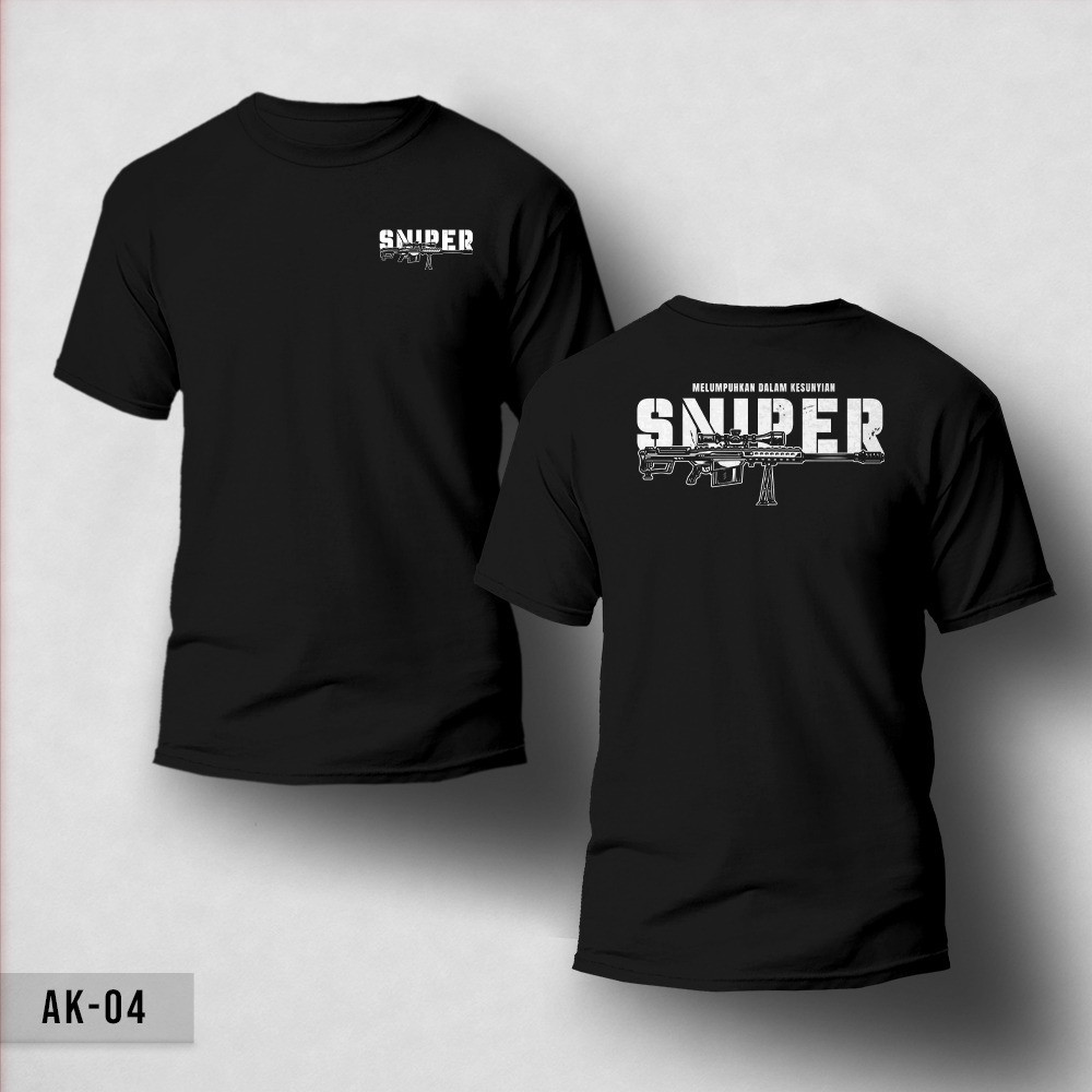 Sniper ทหารเสื้อยืด AK Shooter อินเทรนด์ทหารผ้าฝ้าย 100% รอบคอแขนสั้นผู้ชายเสื้อด้านบน S-5XL, จัดส่งที่รวดเร็ว - รูปที่ 3