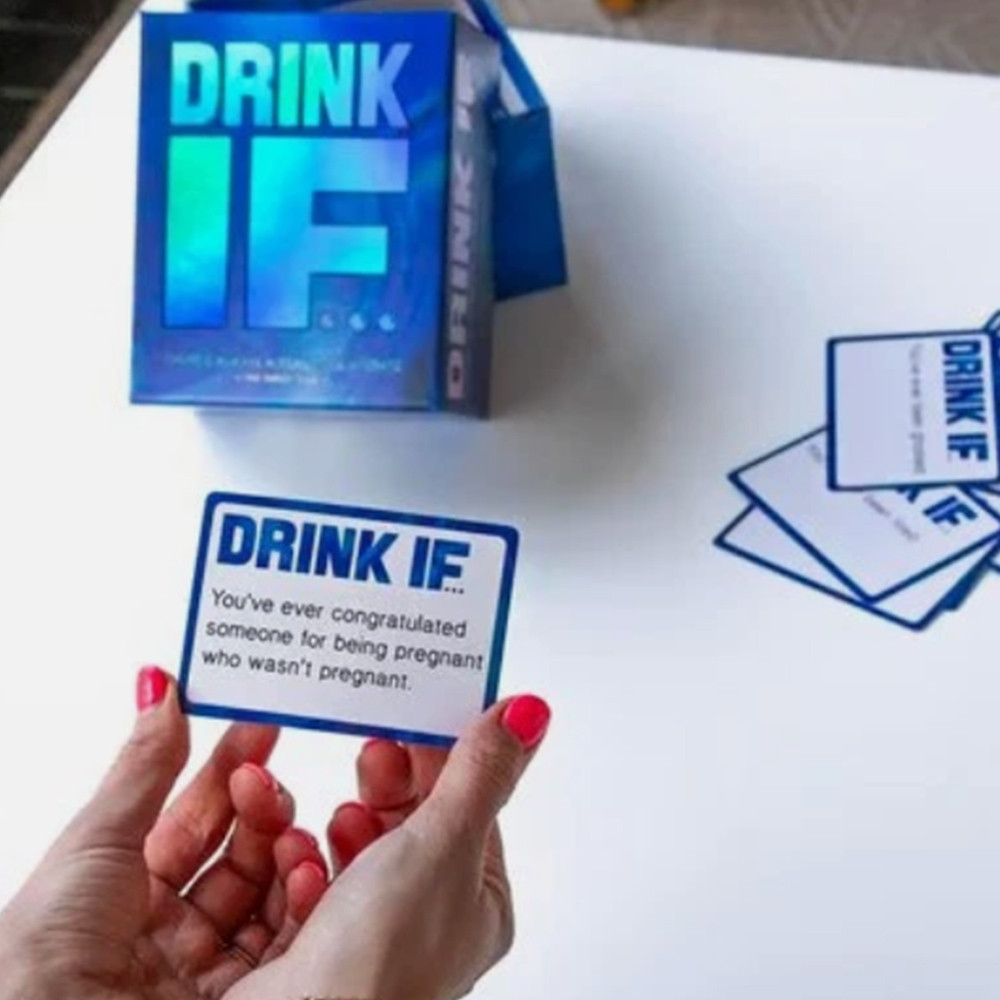 Drink IF adult drinking game and party card game