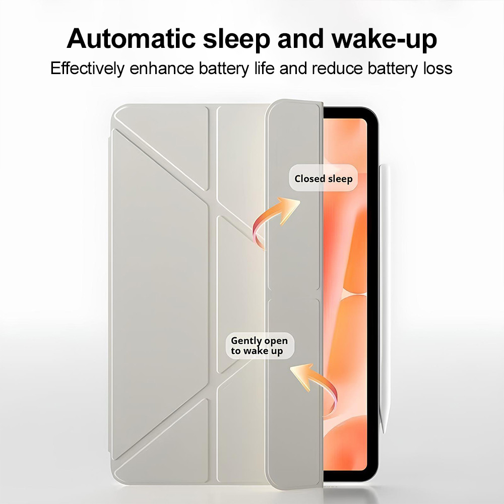 เคสไอแพดแม่เหล็ก สำหรับ iPad Gen10/11 10.9 12.9 11 Air 13/4/5 Mini 6/7 8.3 Y-Case แบบพับได้ ถอดได้ เคสไอแพด ป้องกันการตก ราคา ถูกที่สุด ดีลบีเคเค แกลเลอรีภาพที่ 6