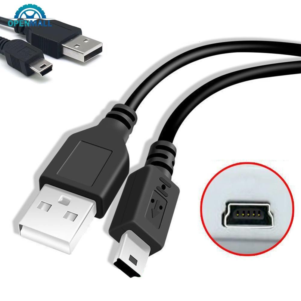 OPENMALL 0.8/0.5M สาย USB V3 ชาย Mini B 5 Pin T พอร์ต MiniUSB สําหรับอุปกรณ์ MP3 MP4 กล้องโทรศัพท์มื