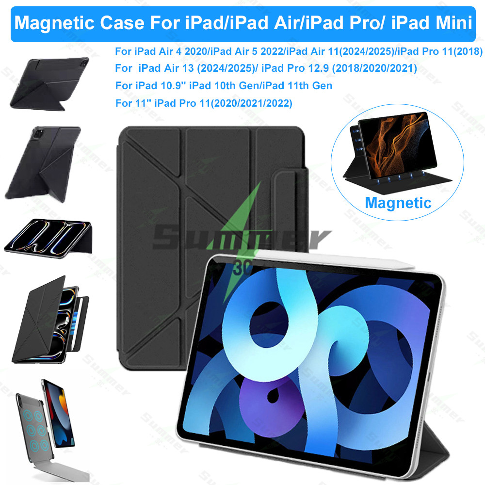 เคสแม่เหล็กสำหรับ iPad 10.9'' 10th Gen/iPad 11th Gen/11'' iPad Air 4 Air 5/iPad Air 11/iPad Pro 11 เ