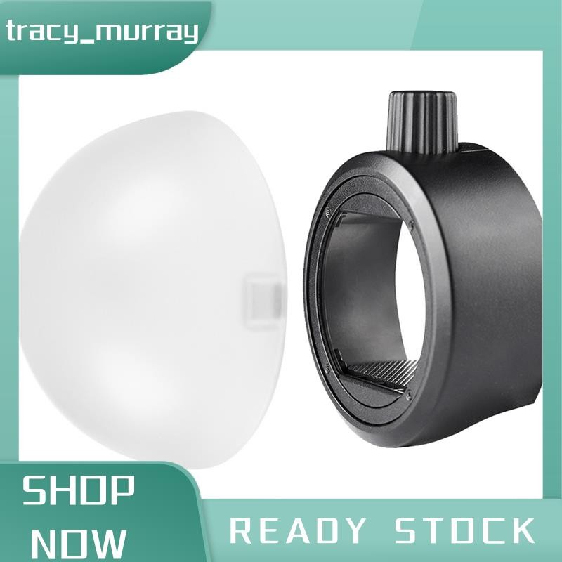 tracy_murray Dome Diffuser ชุดอะแดปเตอร์แฟลชสําหรับกล้องอุปกรณ์เสริมแฟลชเข้ากันได้กับ AD200