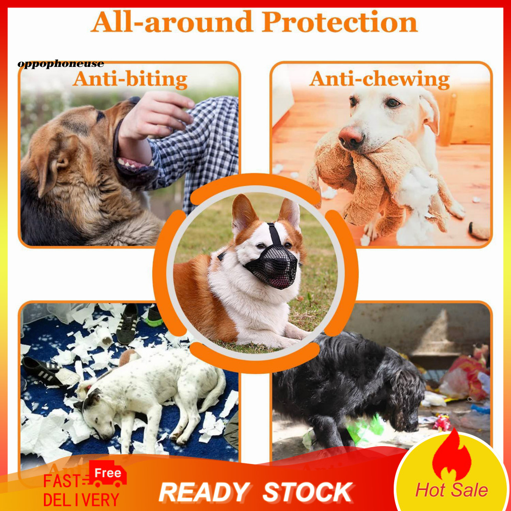 OPPO Release Buckle Pet Muzzle Mesh