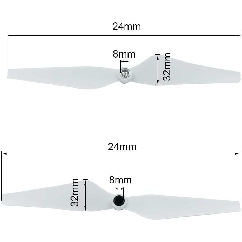 FLYPIG 4 คู่ 9450 Self กระชับ Drone ใบพัด CW/CCW ใบพัดสําหรับ DJI Phantom 3 Professional, ขั้นสูง, ม
