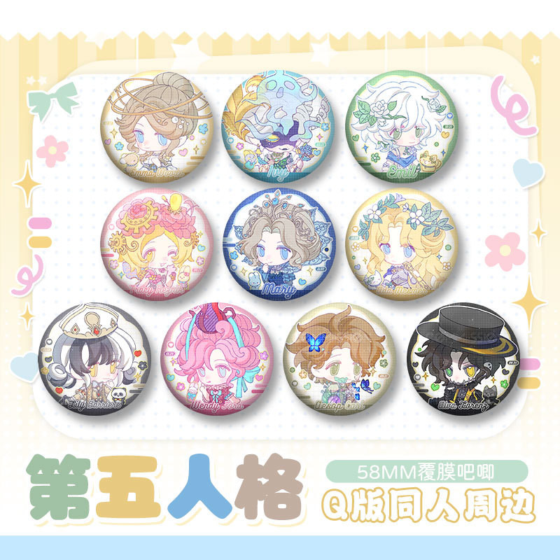 เข็มกลัดโลหะเคลือบทอง.Identity.V.Hermit.Gardener.เกมส์Fantasy.Star