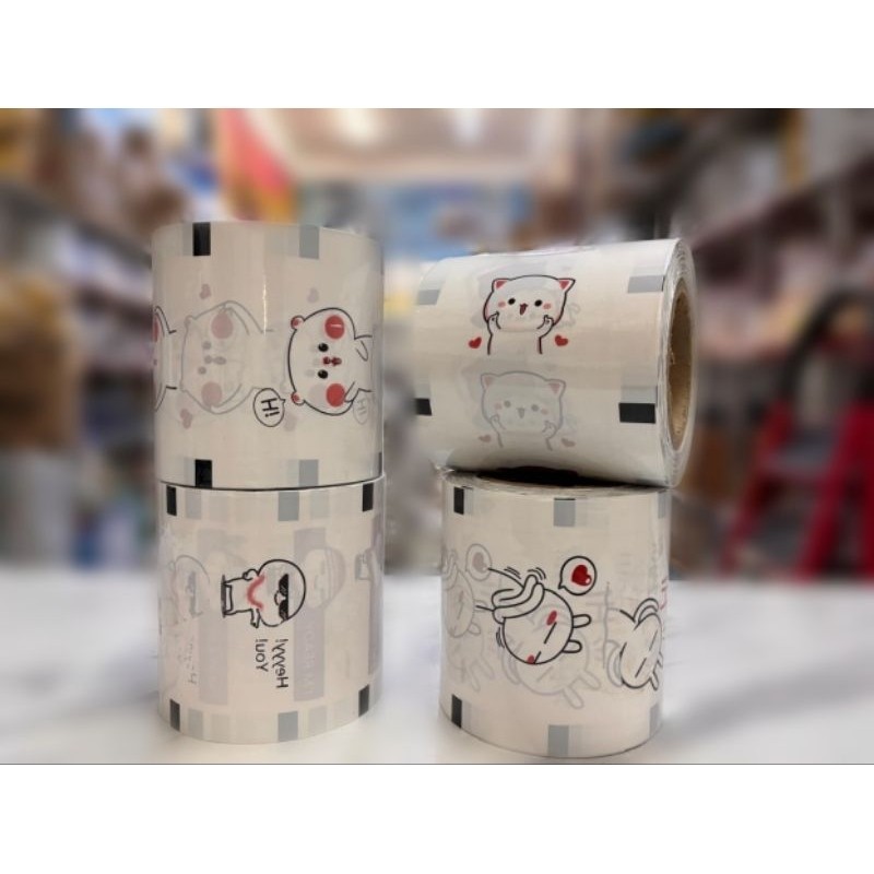 LID CUP SEALER FOIL SMILE AND MILK SMILE 1200 CUP