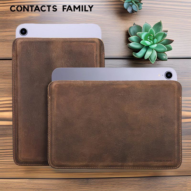 ไอแพดมินิ6 เคสป้องกัน 28 ซม. หนังม้าบ้า 7.9 นิ้วซองหนังแบนมินิเรียบง่ายกันกระแทกเคสป้องกัน