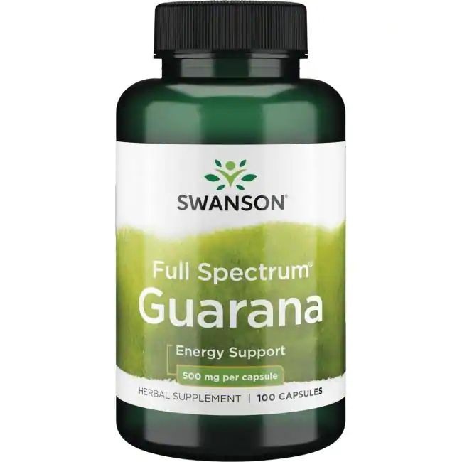 Swanson Guarana/Guarana/Guarana/Guarana Guarana500mg * 100 แคปซูล