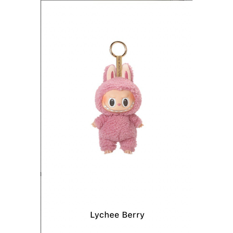 LABUBU ของแท้ที่น่าตื่นเต้น Macaron Lychee Berry Sealed Bag (ผู้ขายสหรัฐอเมริกา)