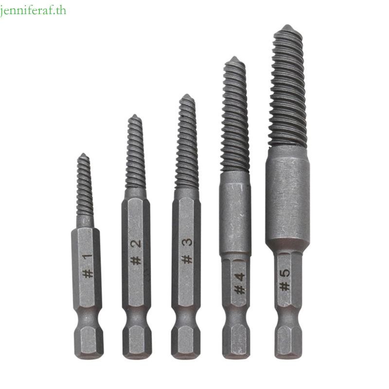 Jenniferf Strength Damaged Screw Extractor Set Screw Remover Tools กําจัดง่าย