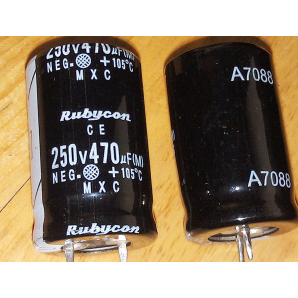 ATX Power ตัวเก็บประจุที่ใช้กันทั่วไป 250V470UF 470UF250V Volume: 22 * 40