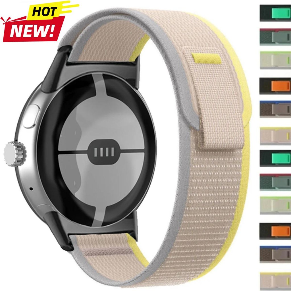 Trail Loop สําหรับ Google Pixel นาฬิกา 4 45/41 มม.นาฬิกา 3 41/45 มม.สร้อยข้อมือ Watchband ไนลอนสายรัดข้อมือสําหรับ Pixel Watch1/2/3 41 มม.
