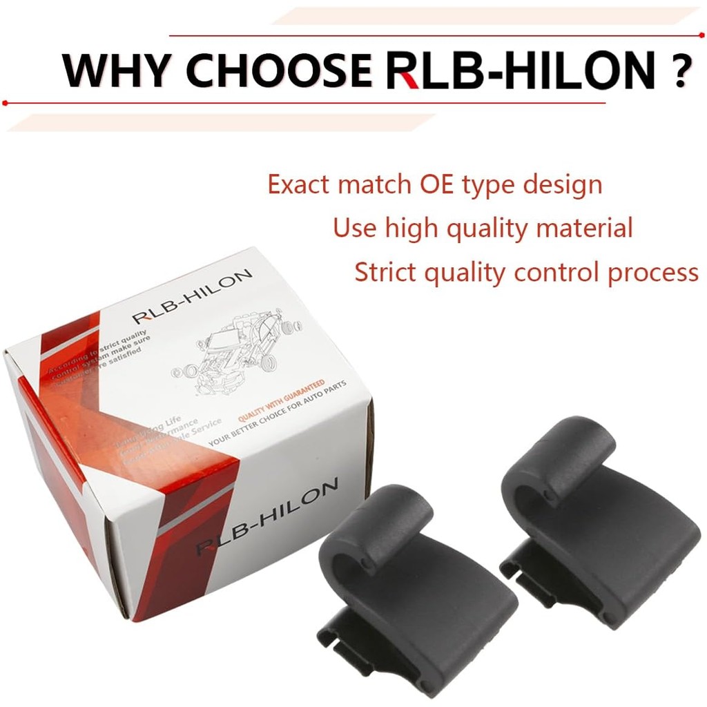 RLB-HILON 2PCS Window Shade Hook ใช้งานร่วมกับ Chrysler Pacifica Voyager 2017 2018 2019 2020 2021 20