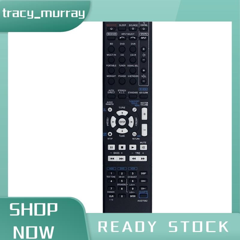 tracy_murray เปลี่ยนรีโมทคอนโทรล AXD7582 สําหรับ AV Receiver รุ่น VSX-519V-SX-319V VSX-519V-K SX-319