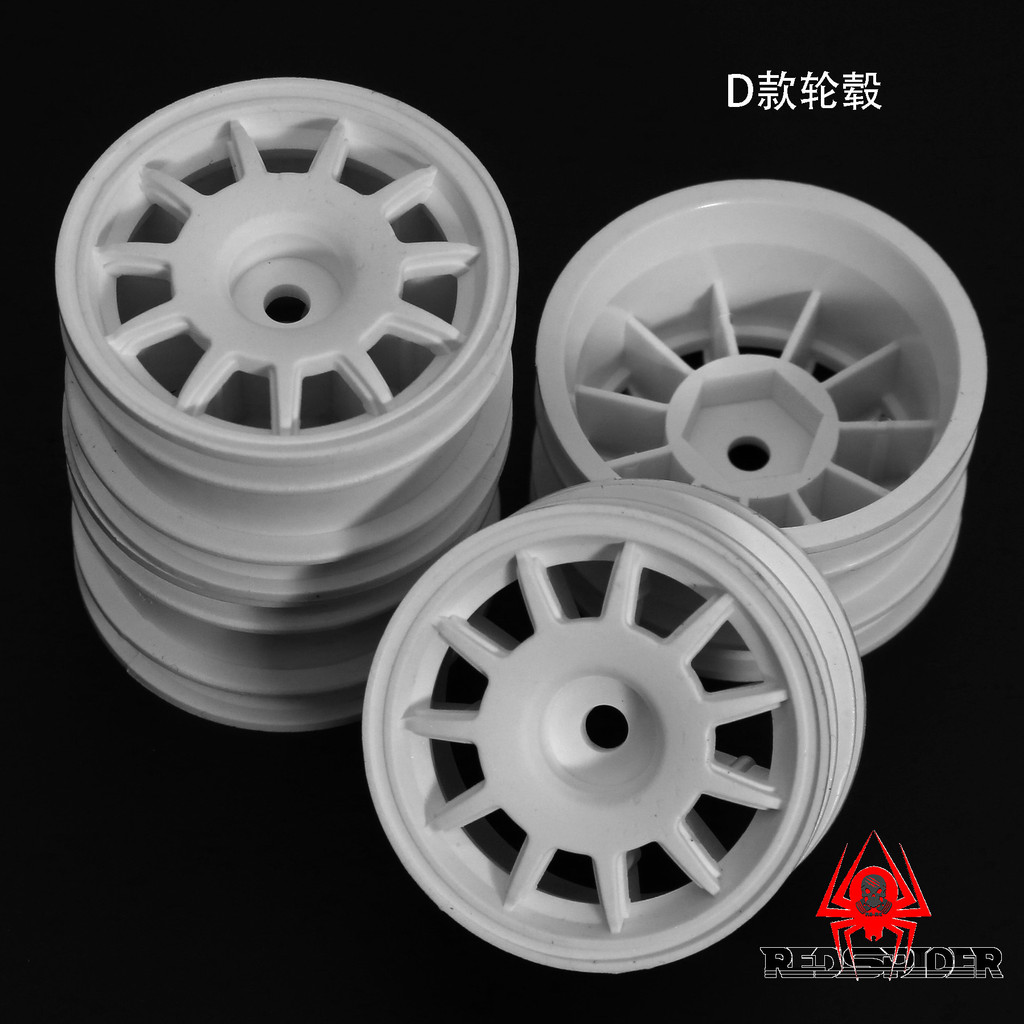 4pcs 42mm พลาสติก Racing ล้อ 51394 สําหรับ RC รถ TAMIAY M03 M04 M05 MB01 MF01 XM01 SW01 T301 1/14 MJ