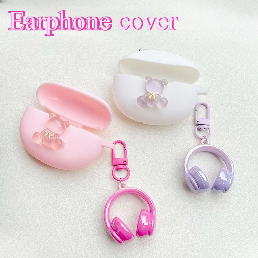 การ์ตูนหูฟังน่ารักสําหรับ Apple Air Pods Pro3 / pro2 /air pods4 /airpod3 airpod2 ซิลิโคนกันกระแทกสํา