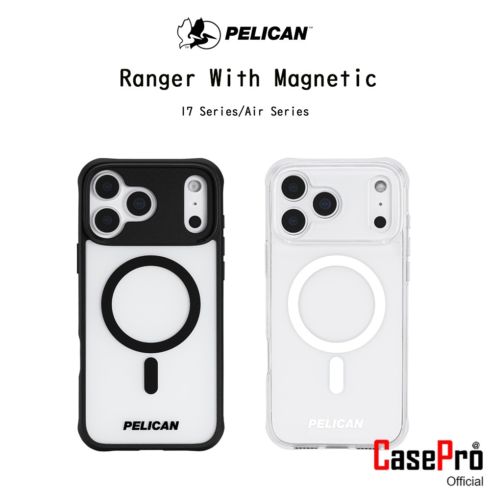 PELICAN Ranger With Magnetic เคสกันกระแทกระดับ3.5Mเกรดพรีเมี่ยมจากอเมริกา เคสสำหรับ iPhone Air/17/17Pro/17Promax(New)