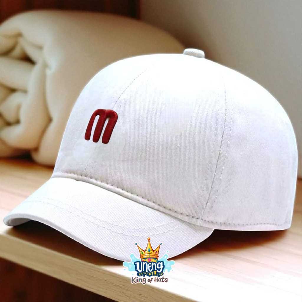 หมวกเบสบอลเด็ก Sinpen พร้อมโลโก้โค้ง M สําหรับอายุ 2-7 ปี