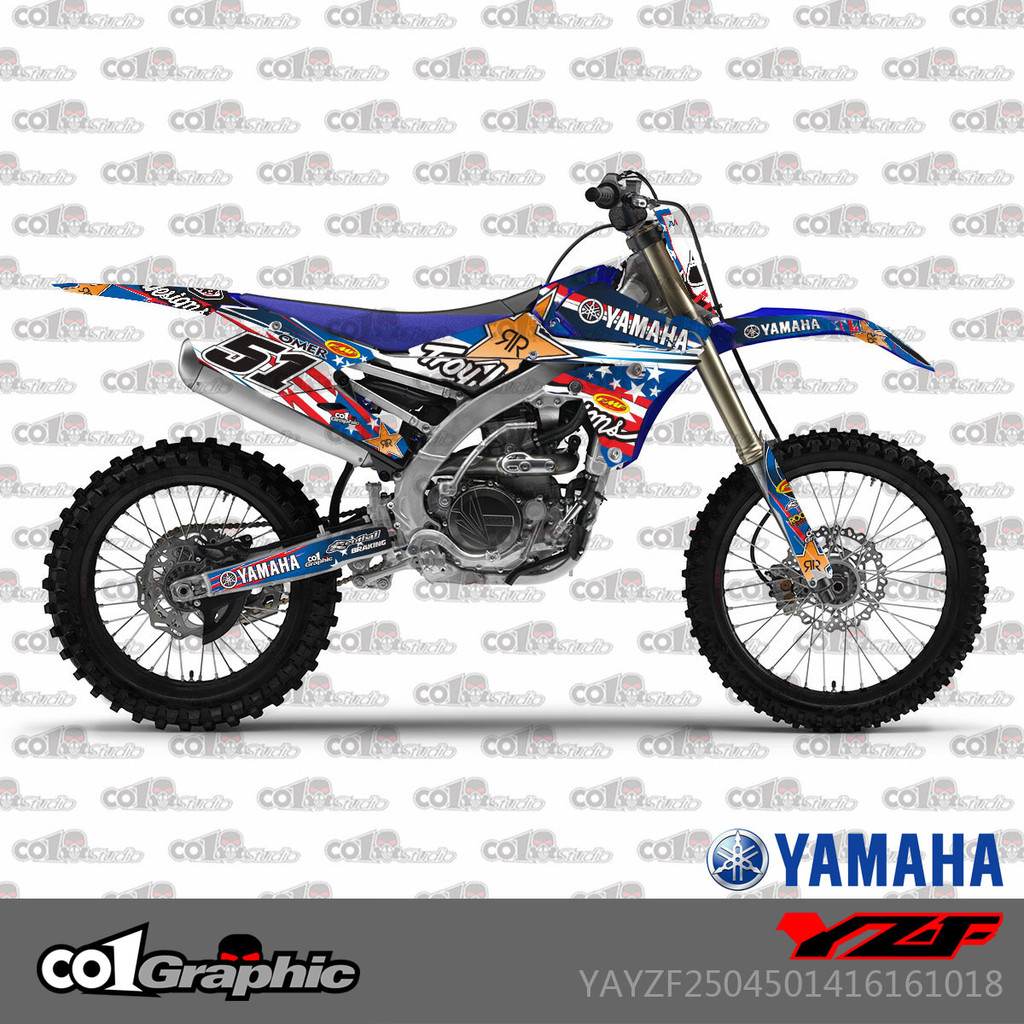 161018YAMAHA YAMAHA YZ250F14-18/FX15-19 450F14-17 WR250F สติ๊กเกอร์