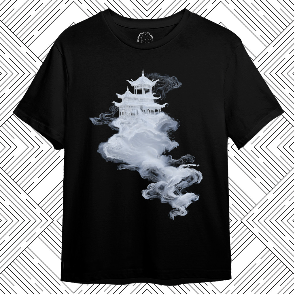 3DD Floating Pagoda Premium Distro T-Shirt - DM1132