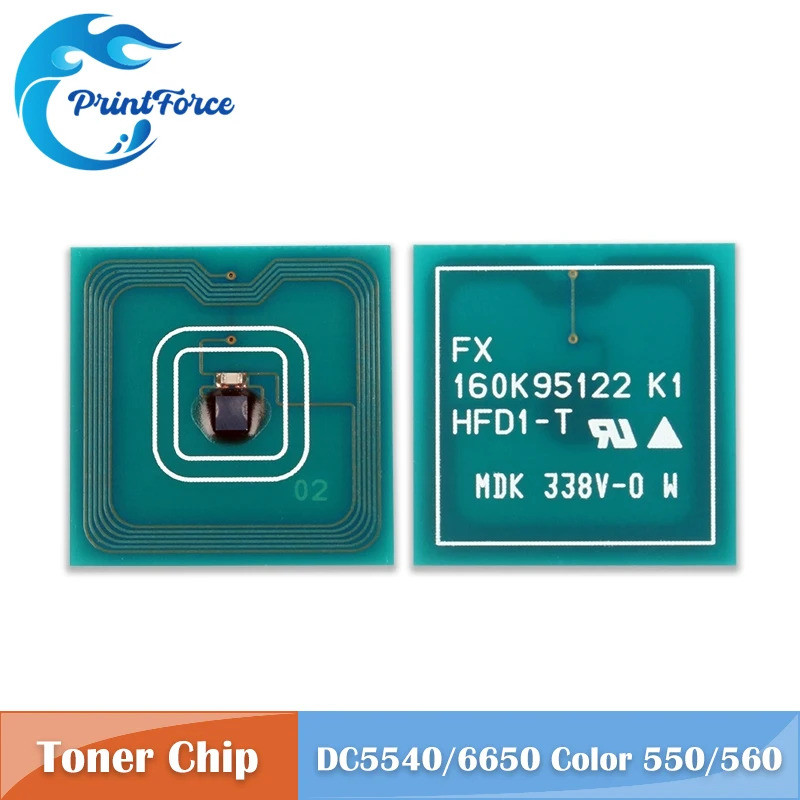 WW JP SA NA W.EU กลองชิปสําหรับ Xerox C5540 C5500 C6550 C7550 C5400 C6500 C7500 C7600 5065 6075 สี 5