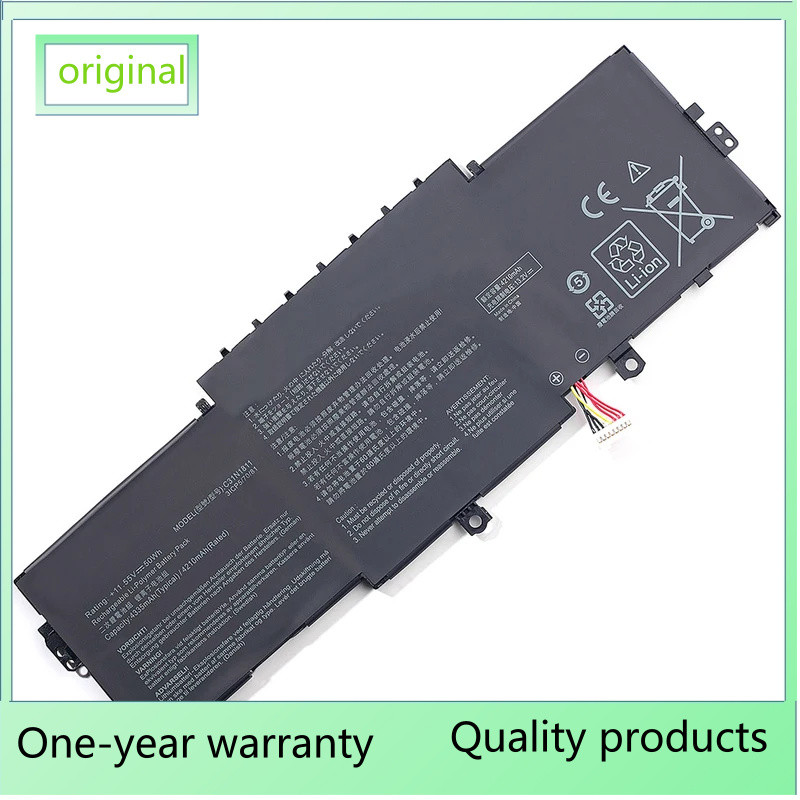 ของแท้ แบตเตอรี่ทดแทน  C31N1811 50Wh UX433 UX433F UX433FA สำหรับ ASUS Deluxe14 Deluxe 13 X433FA-A601