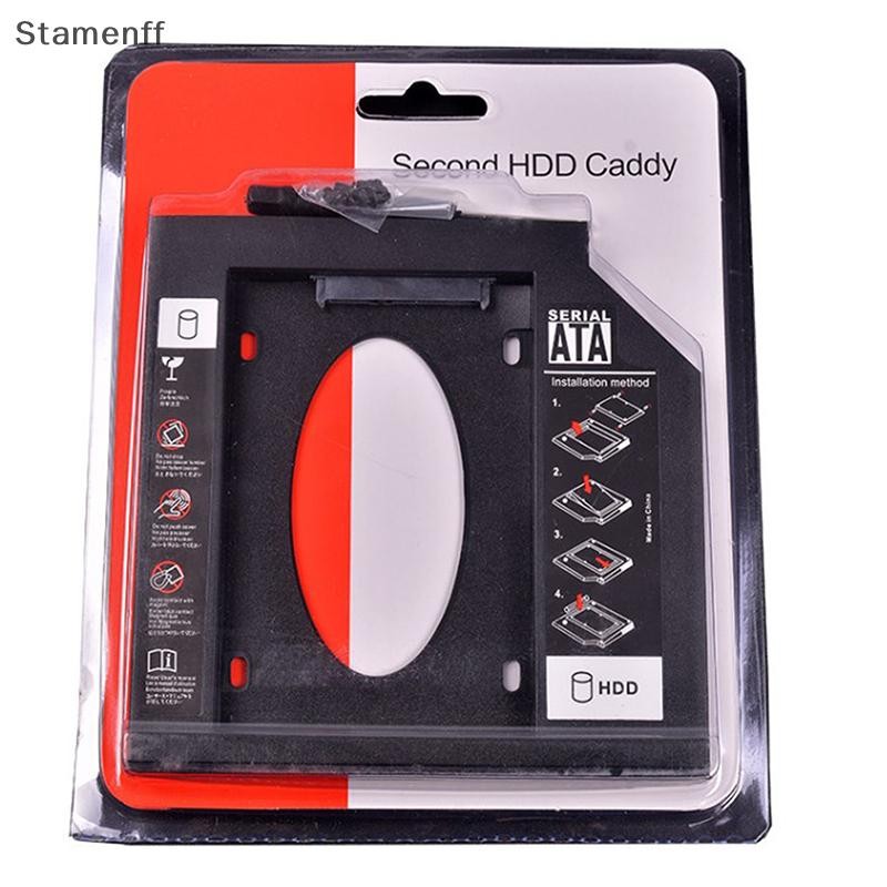 Null พลาสติก 9.0 มม.9.5 มม.12.7 มม.HDD แคดดี้ SATA 3.0 ฮาร์ดดิสก์ไดรฟ์ SSD กล่องสําหรับแล็ปท็อป CD-R