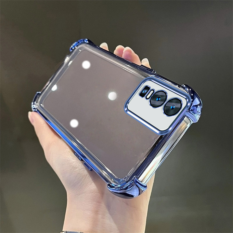 เคส Vivo Y76 5G สี่มุมกันกระแทกเคสโทรศัพท์ TPU โปร่งใส SJDK