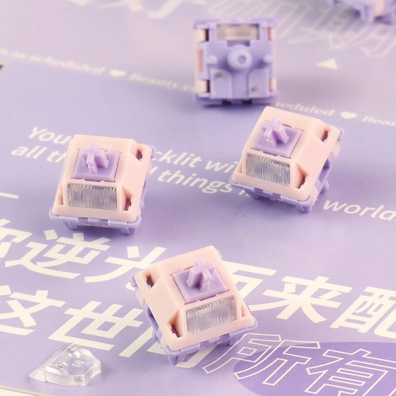 MMD Princess Switch V4 Linear RGB SMD 5pin 28g 38g 45g 48g 53g 62g สําหรับคีย์บอร์ด PC PA66 LY HIFI 