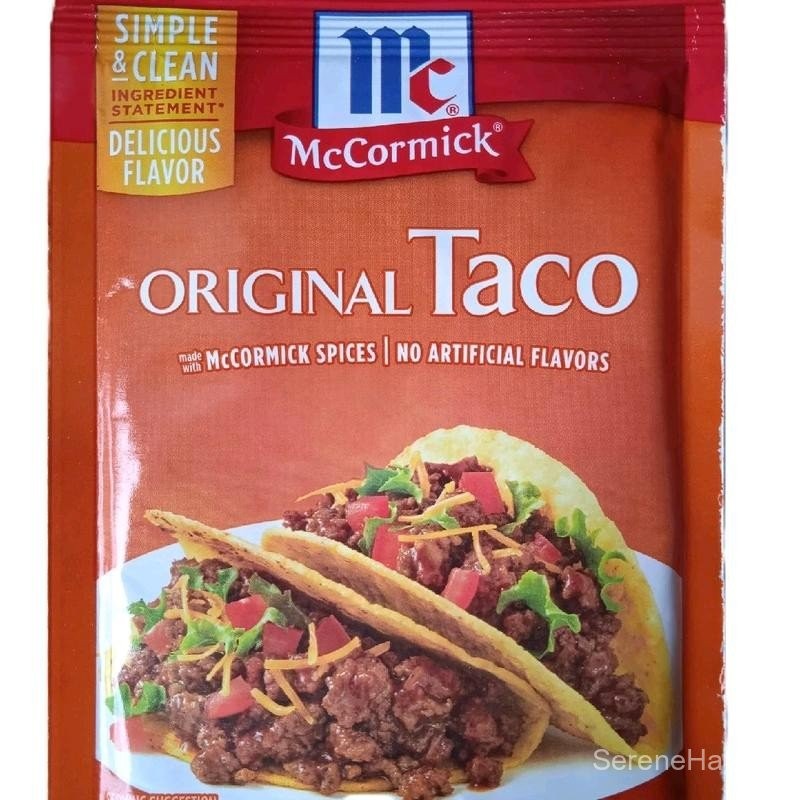 ซอสผงทาโก้ แม็คคอร์มิค ออริจินอล ทาโก้ ซีซั่นนิ่งมิกซ์ 28 กรัม Taco Seasoning Mix Original 28 g