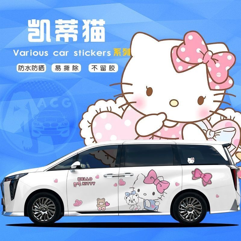ทุกรุ่น Hello kitty Car Stickers kitty Cat Car Stickers hellokitty Car Stickers Body Stickers hellok