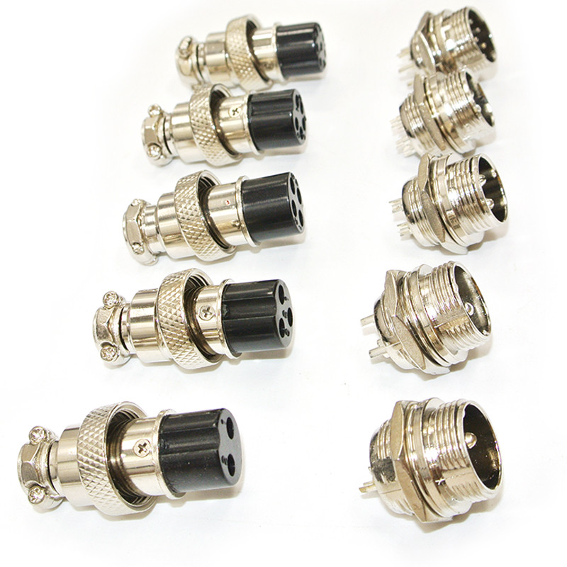 1 ชุด GX16-2/3/4/5/6/7/8/9/10 Pin ชายหญิง 16 มม.M16 GX16 วงกลมการบิน Connector ซ็อกเก็ตปลั๊กโลหะ