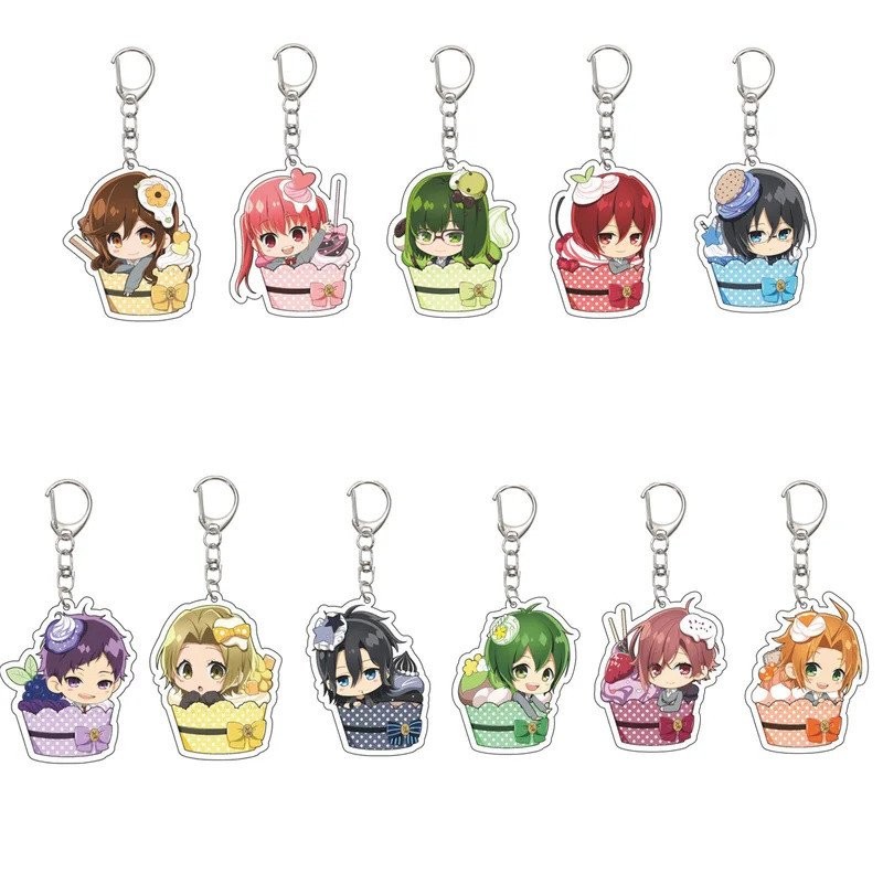 55 มม.อะนิเมะ Hori san ถึง Miyamura kun พวงกุญแจ Hori Kyōko/Miyamura Izumi พวงกุญแจอะคริลิครุ่นแผ่นค