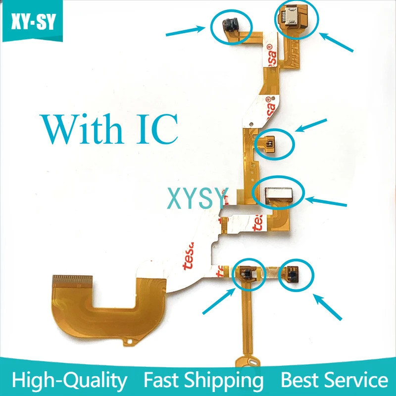 ใหม่สําหรับ Sony DSC-WX300 DSC-WX350 WX300 WX350 เลนส์กลับหลัก Flex Cable พร้อมเซ็นเซอร์ซ็อกเก็ตกล้อ