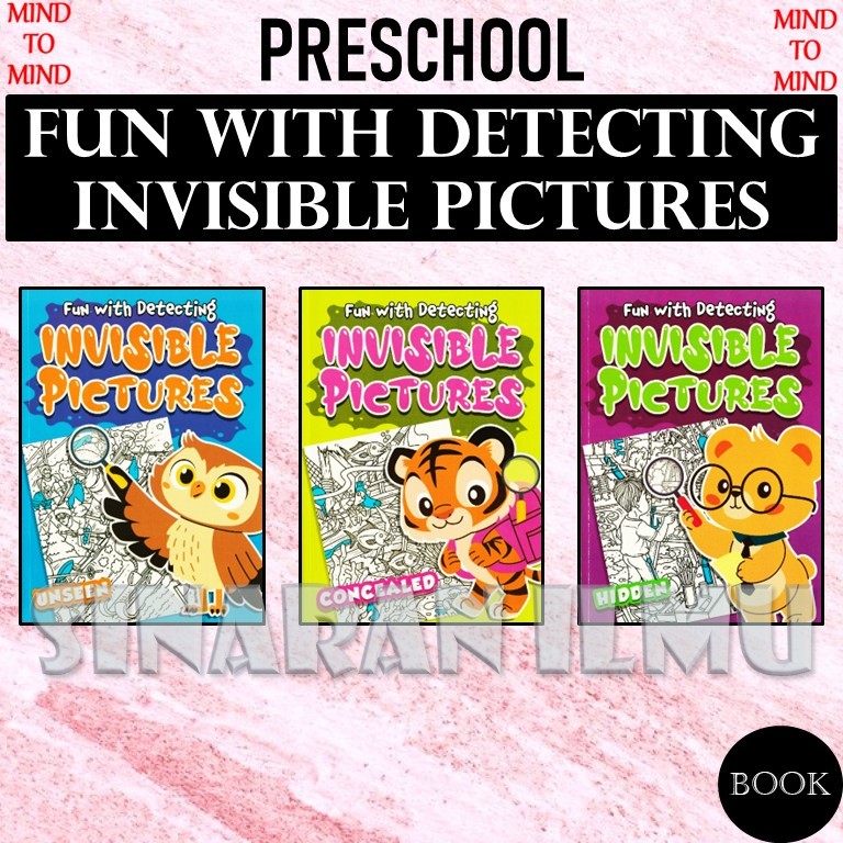 (SI)FUN WITH DETECTING PICTURE INVISIBLE : UNSEEN CONCEALED HIDDEN ACTIVITY BOOK PRESCHOOLS - จิตใจ