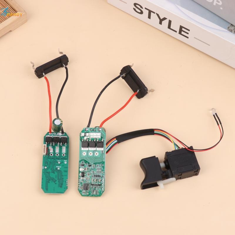 NDY 16.8V Lithium Drill Control Board + Assembly 18V Brushless Drill Circuit Board 07115 N
