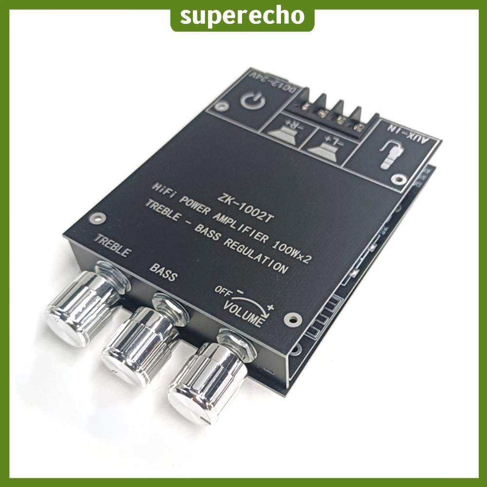 [คลังสินค้าพร้อม] ZK-1002T Bluetooth-Compatible Amplifier HIFI 2.0 Channel 100Wx2 ชุดโมดูลเสียง