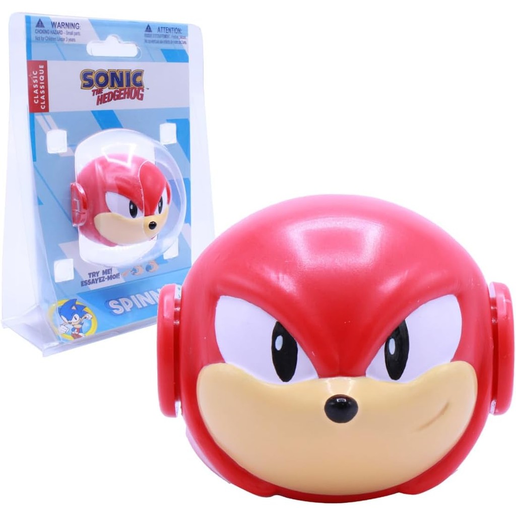 Sonic The Hedgehog Fidget Spinner – Knuckles (ของเล่นความเครียดสะสมอย่างเป็นทางการ & ADHD Focus Spin