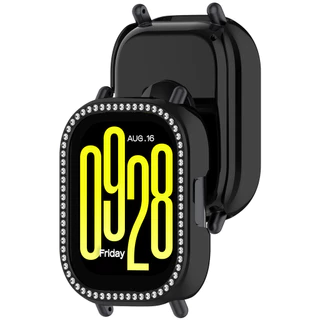 เคสพีซีเพชรระยิบระยับ for Smartwatch Redmi Watch 5 Active ป้องกันหน้าจอกันชนปกคลุมสำหรับดูสมาร์ท for Redmi Watch 5 Lite