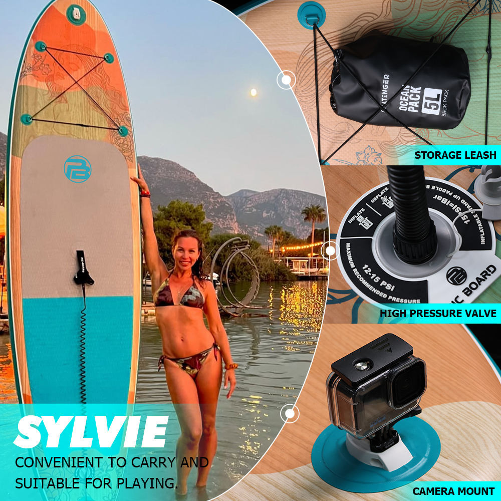 SUP Board SKATINGER SYLVIE 10’6 – inflatable paddleboard full set แพดเดิ้ลบอร์ด Sup บอร์ด ยืนพาย แบบ