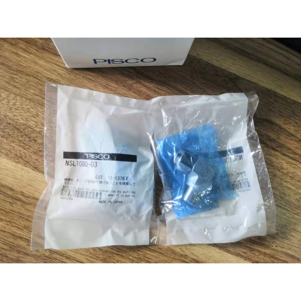 PISCO ข้อต่อจีบสแตนเลส ข้องอรูปตัว L NSL1611-03 NSL1611-04