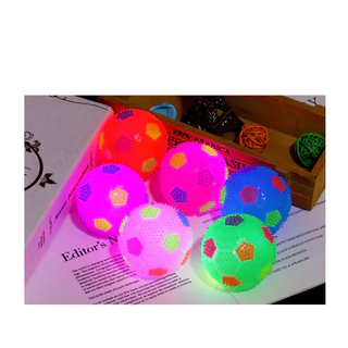 Doge&Orange ของเล่นลูกบอลสุนัข ลูกบอลไฟ LED สำหรับสัตว์เลี้ยง ยางนุ่ม ทนต่อการกัด มีเสียงในตัว COD PU177