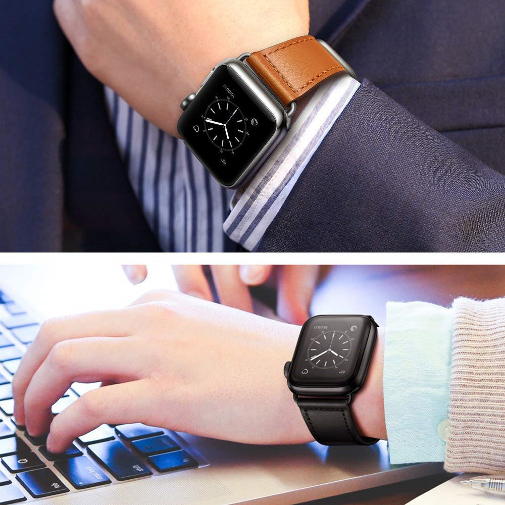 สายรัดหนังที่ปรับได้กีฬาสำหรับ for Apple Watch Ultra / SE 3 2 Iwatch Series 11 10 9 8 7 6 5 4 49 46 45 44 42 41 38มม ราคา ถูกที่สุด ดีลบีเคเค แกลเลอรีภาพที่ 6