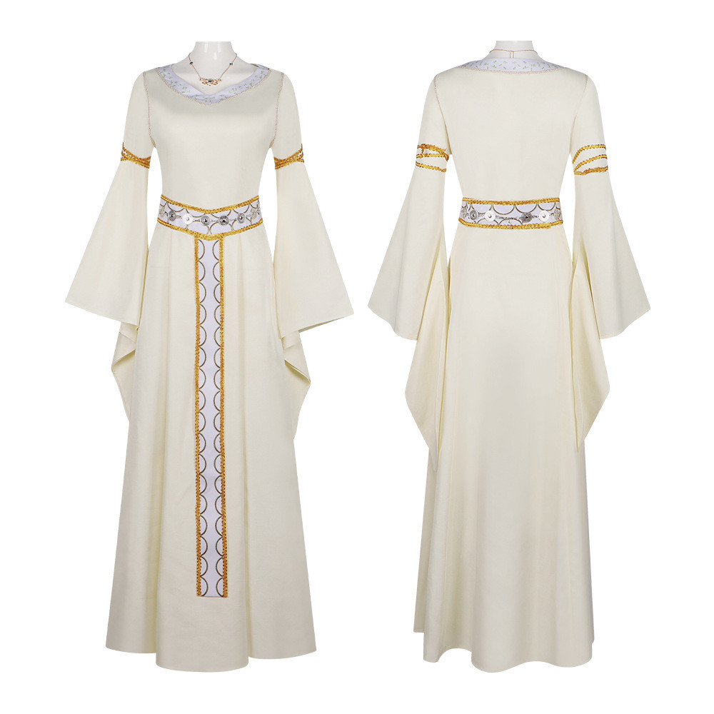 ชุดคอสเพลย์ Eowyn จาก The Two Towers พร้อมโล่ มีดีไซน์จาก Mordor เหมาะสำหรับสวมใส่ในงานฮาโลวีน