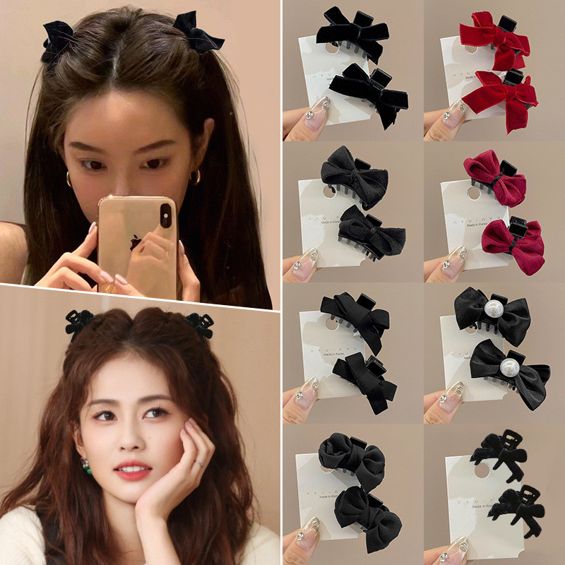 โบว์กำมะหยี่สำหรับทรงผม ทำจากกำมะหยี่ สไตล์เจ้าหญิง